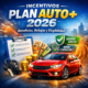 incentivos Plan Auto+ 2026 illustration for Plan Auto+ 2026 Incentives: Key Benefits, Rebates, and Eligibility