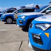 La Policía Local de Las Palmas de Gran Canaria renueva su flota de coches patrulla. «Imagen generada por IA, cumplimiento EU AI Act»