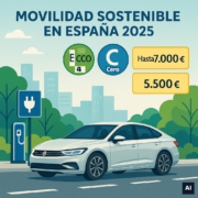 Ayudas para la Compra de Vehículos en España en 2025. «Imagen generada por IA, cumplimiento EU AI Act»