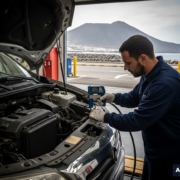 El Desafío de la Seguridad Vial en las Islas Canarias: Altas Tasas de Fallo en la ITV y la Importancia del Mantenimiento Vehicular. «Imagen generada por IA, cumplimiento EU AI Act»