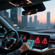 Ciberseguridad en tu Coche Conectado: Riesgos Reales y Claves Seguras. «Imagen generada por IA, cumplimiento EU AI Act»