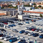 La Actualidad del Sector Automovilístico en España y Europa: El Impulso del Plan Auto 2030 y la Transición Eléctrica. «Imagen generada por IA, cumplimiento EU AI Act»