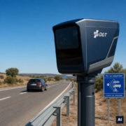 Adiós a los frenazos: así funcionan los nuevos radares LiDAR de la DGT que ya multan en España. «Imagen generada por IA, cumplimiento EU AI Act»