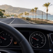 La DGT multa con 200 euros a los conductores canarios por no revisar este elemento clave antes de viajar este verano. «Imagen generada por IA, cumplimiento EU AI Act»