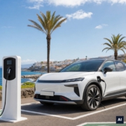 Llegan las ayudas de 105 millones de euros para coches eléctricos en 2026: el Plan Auto+ ya tiene fecha. «Imagen generada por IA, cumplimiento EU AI Act»