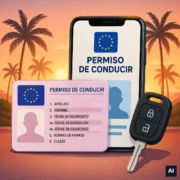 Carnet de conducir europeo 2028: 7 cambios esenciales que afectan a los conductores de Canarias. «Imagen generada por IA, cumplimiento EU AI Act»